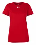 Under Armour Ladies' Team Tech T-Shirt Red/ White