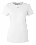 Under Armour Ladies' Team Tech T-Shirt White/ Mod Grey