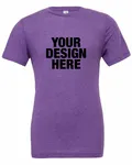 Bella + Canvas Unisex Triblend T-Shirt Purple Triblend