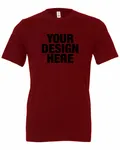 Bella + Canvas Unisex Jersey T-Shirt Maroon