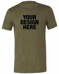 Bella + Canvas Unisex Jersey T-Shirt Military Green
