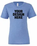 Bella + Canvas Unisex Triblend T-Shirt Blue Triblend
