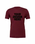 Bella + Canvas Unisex Triblend T-Shirt Maroon Triblend