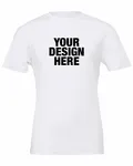 Bella + Canvas Unisex Jersey T-Shirt WHITE