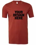 Bella + Canvas Unisex Jersey T-Shirt Rust
