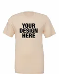 Bella + Canvas Unisex Jersey T-Shirt Soft Cream