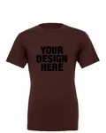 Bella + Canvas Unisex Jersey T-Shirt Brown