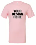 Bella + Canvas Unisex Jersey T-Shirt Soft Pink