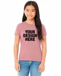 Bella + Canvas Youth CVC Jersey T-Shirt Heather Orchid