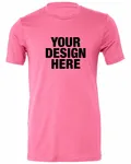 Bella + Canvas Unisex Jersey T-Shirt Charity Pink