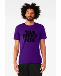 Bella + Canvas Unisex Triblend T-Shirt Sld Tm Pur Trbln