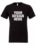 Bella + Canvas Unisex Triblend T-Shirt Solid Blk Trblnd