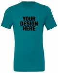 Bella + Canvas Unisex Triblend T-Shirt Teal Triblend