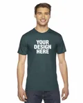 American Apparel Unisex Fine Jersey Short-Sleeve T-Shirt Forest