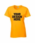 Gildan Ladies' Heavy Cotton T-Shirt Gold