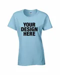 Gildan Ladies' Heavy Cotton T-Shirt Light Blue