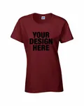Gildan Ladies' Heavy Cotton T-Shirt Maroon