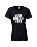 Gildan Ladies' Heavy Cotton T-Shirt BLACK