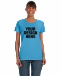 Gildan Ladies' Heavy Cotton T-Shirt Carolina Blue