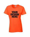 Gildan Ladies' Heavy Cotton T-Shirt Orange