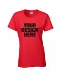 Gildan Ladies' Heavy Cotton T-Shirt RED