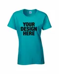 Gildan Ladies' Heavy Cotton T-Shirt Tropical Blue