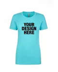 Next Level Apparel Ladies' T-Shirt Tahiti Blue