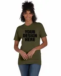Hanes Unisex Perfect-T T-Shirt Military Grn Hth