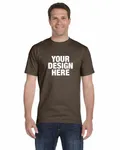 Hanes Adult Essential Short Sleeve T-Shirt Dark Chocolate
