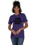 Hanes Unisex Perfect-T T-Shirt Grape Smash Hthr
