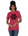 Hanes Unisex Perfect-T T-Shirt Heather Red