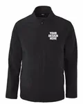 CORE365 Men's Cruise Two-Layer Fleece Bonded SoftShell Jacket BLACK
