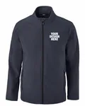 CORE365 Men's Cruise Two-Layer Fleece Bonded SoftShell Jacket Carbon