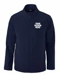 CORE365 Men's Cruise Two-Layer Fleece Bonded SoftShell Jacket Classic Navy