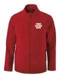 CORE365 Men's Cruise Two-Layer Fleece Bonded SoftShell Jacket Classic Red
