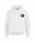 Gildan Adult Heavy Blend 8 oz., 50/50 Hooded Sweatshirt WHITE