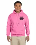 Gildan Adult Heavy Blend 8 oz., 50/50 Hooded Sweatshirt Azalea