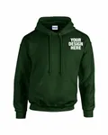 Gildan Adult Heavy Blend 8 oz., 50/50 Hooded Sweatshirt Forest Green