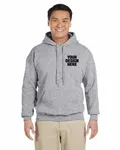 Gildan Adult Heavy Blend 8 oz., 50/50 Hooded Sweatshirt Graphite Heather