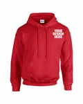 Gildan Adult Heavy Blend 8 oz., 50/50 Hooded Sweatshirt RED