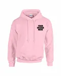 Gildan Adult Heavy Blend 8 oz., 50/50 Hooded Sweatshirt Light Pink