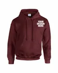 Gildan Adult Heavy Blend 8 oz., 50/50 Hooded Sweatshirt Maroon
