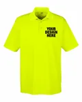 UltraClub Men's Cool & Dry MeshPiqu Polo Bright Yellow
