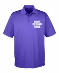 UltraClub Men's Cool & Dry MeshPiqu Polo PURPLE