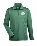 Team 365 Youth Zone Sonic Heather Performance Quarter-Zip Sp Forest Hthr