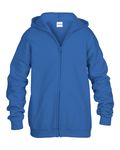Gildan Youth Heavy Blend Full-Zip Hooded Sweatshirt ROYAL