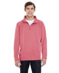 Comfort Colors Adult Quarter-Zip Sweatshirt Crimson
