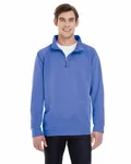 Comfort Colors Adult Quarter-Zip Sweatshirt Flo Blue