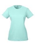 UltraClub Ladies' Cool & Dry Sport Performance InterlockT-Shirt Sea Frost