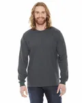 American Apparel Unisex Fine Jersey Long-Sleeve T-Shirt Asphalt